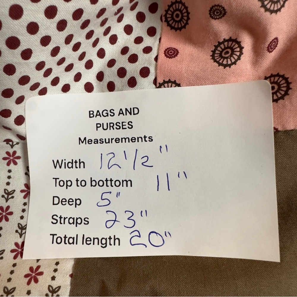 Billabong Brown And Orange Patchwork Shoulder Bag - image 7